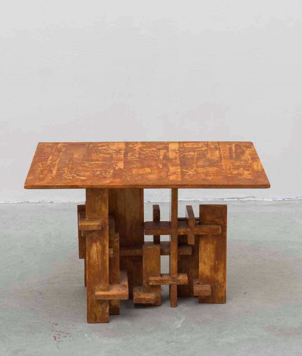 Will West For 1+1 Gallery - Rusty Coffee Table