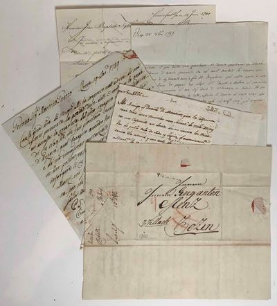 1736/1833, 33 Lettere Prefilateliche del Periodo.