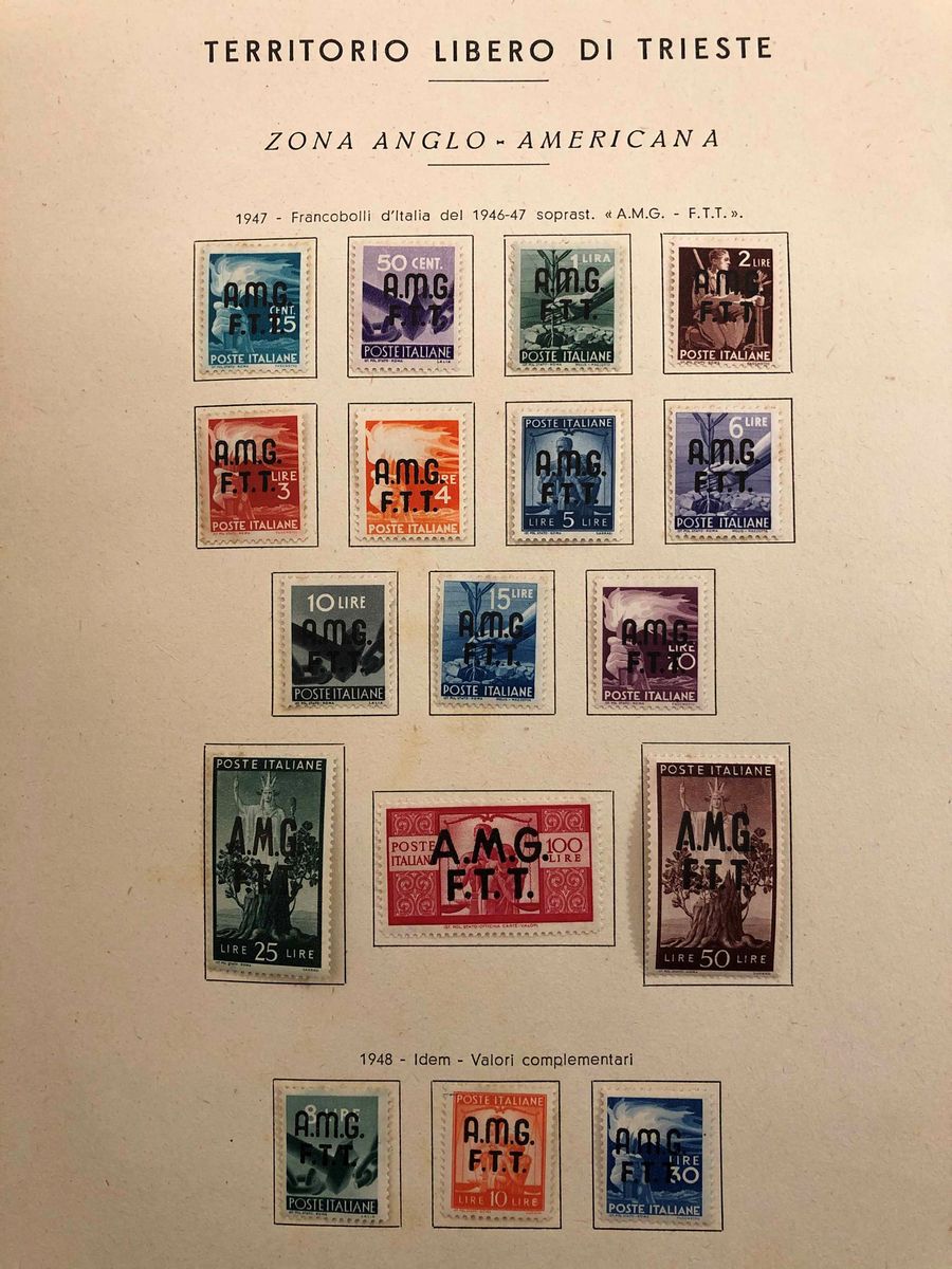 1850/1950, Antichi Stati Italiani, Regno, Repubblica, Occupazioni, Fiume, Trieste, Vaticano e San...