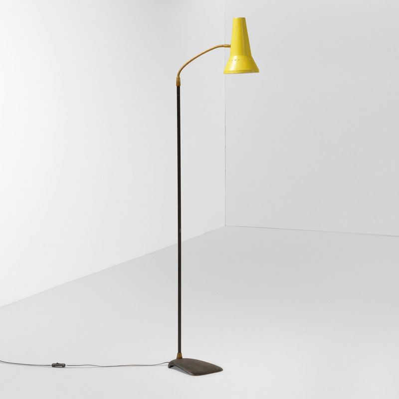 Lampada da terra estensibile e orientabile.  - Auction Design Lab - I - Cambi Casa d'Aste