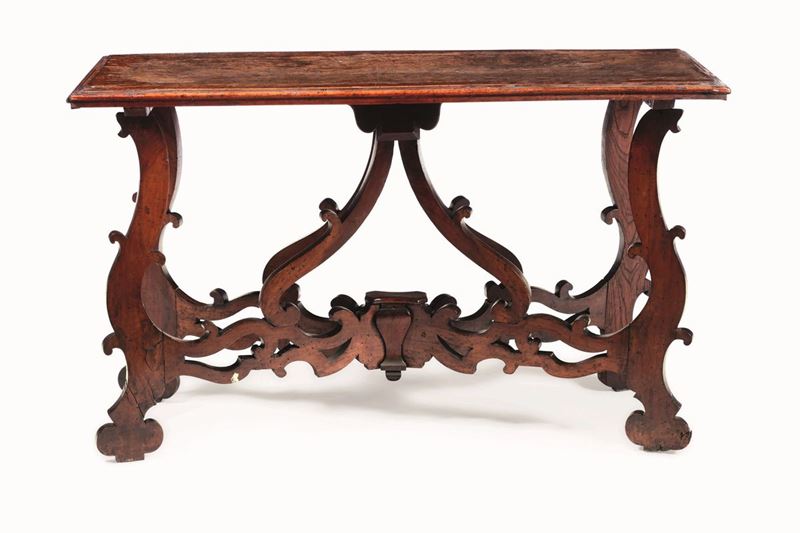 Tavolo in legno, Lombardia XVII-XVIII secolo  - Asta Dimore Italiane - Cambi Casa d'Aste