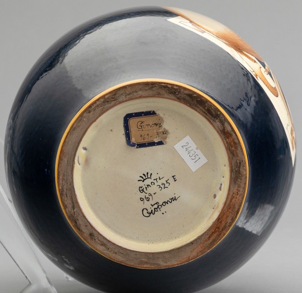 Gio Ponti - Richard Ginori, Sesto Fiorentino, 1925 Ca il Putto con il Vaso