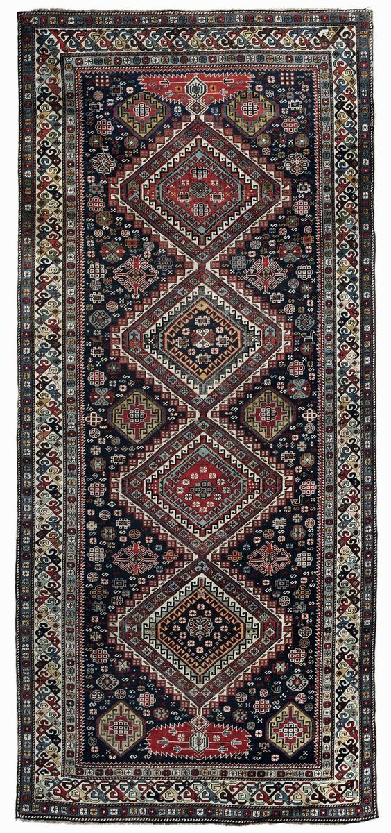 Tappeto Shirvan, Caucaso fine XIX secolo  - Auction Antique Carpets - I - Cambi Casa d'Aste