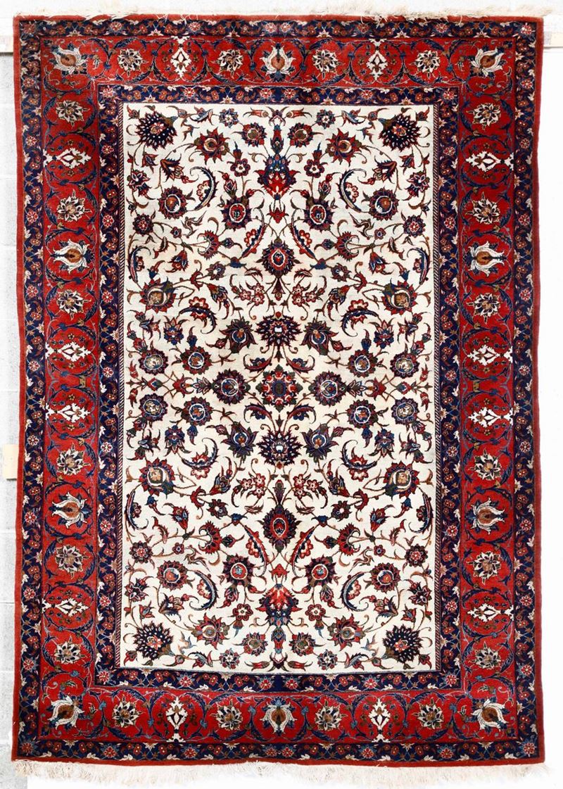 Tappeto Isfahan, Persia prima metà XX secolo  - Auction Carpets | Cambi Time - Cambi Casa d'Aste