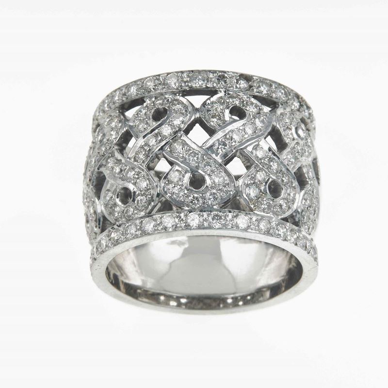 Diamond and gold ring  - Auction Fine Jewels - Cambi Casa d'Aste