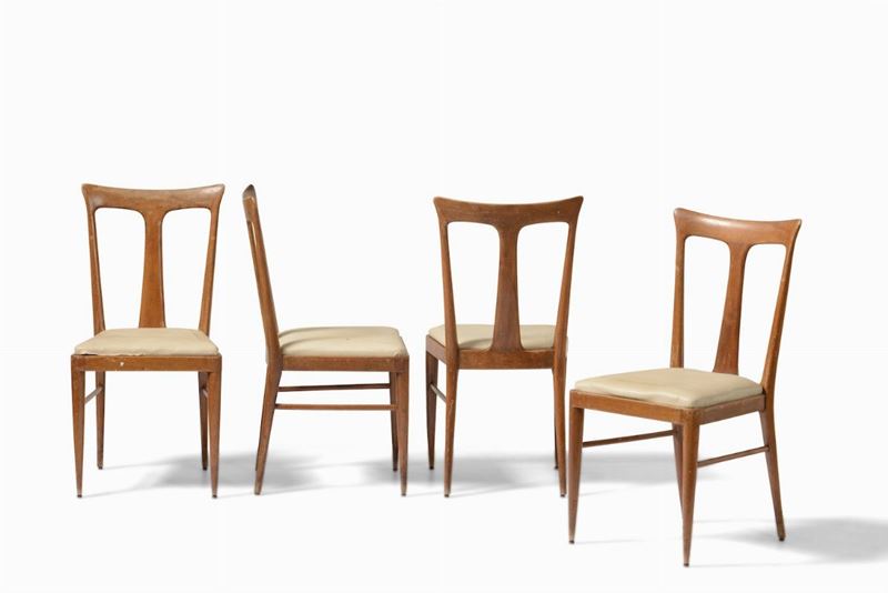 Quattro sedie  - Asta Arredi del'900 - Cambi Casa d'Aste