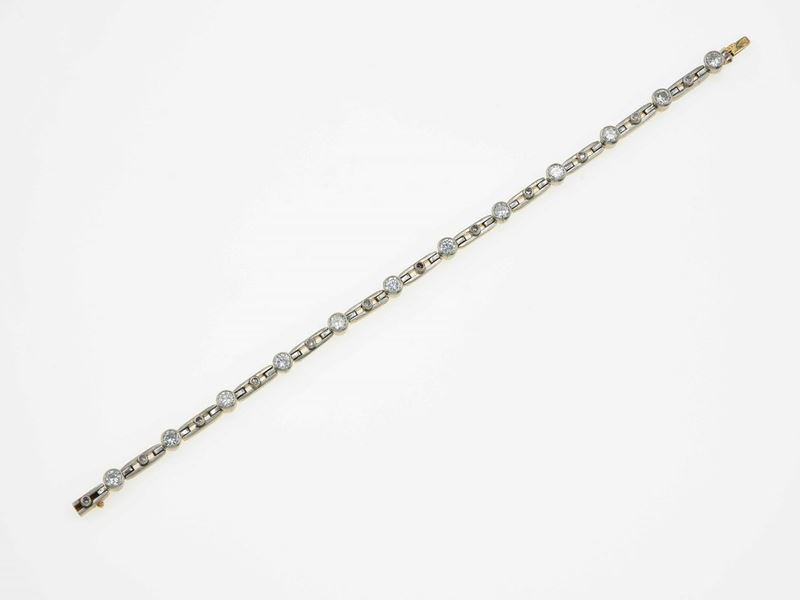 Diamond and gold bracelet  - Auction Jewels | Cambi Time - Cambi Casa d'Aste