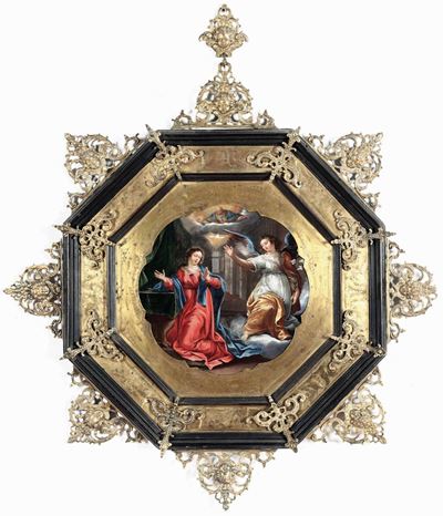 Scuola Fiamminga del XVII Secolo Annunciazione