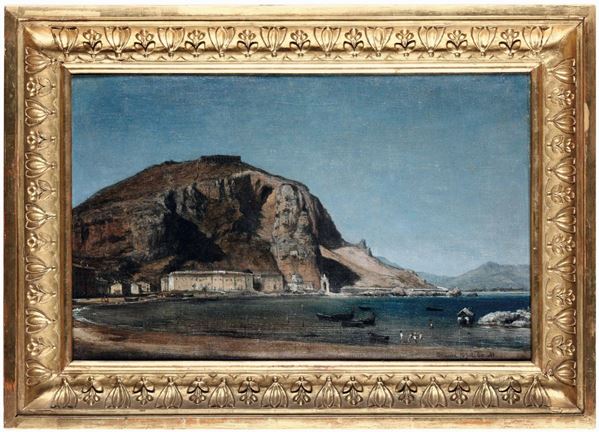 Artista del XIX secolo Golfo di Gaeta