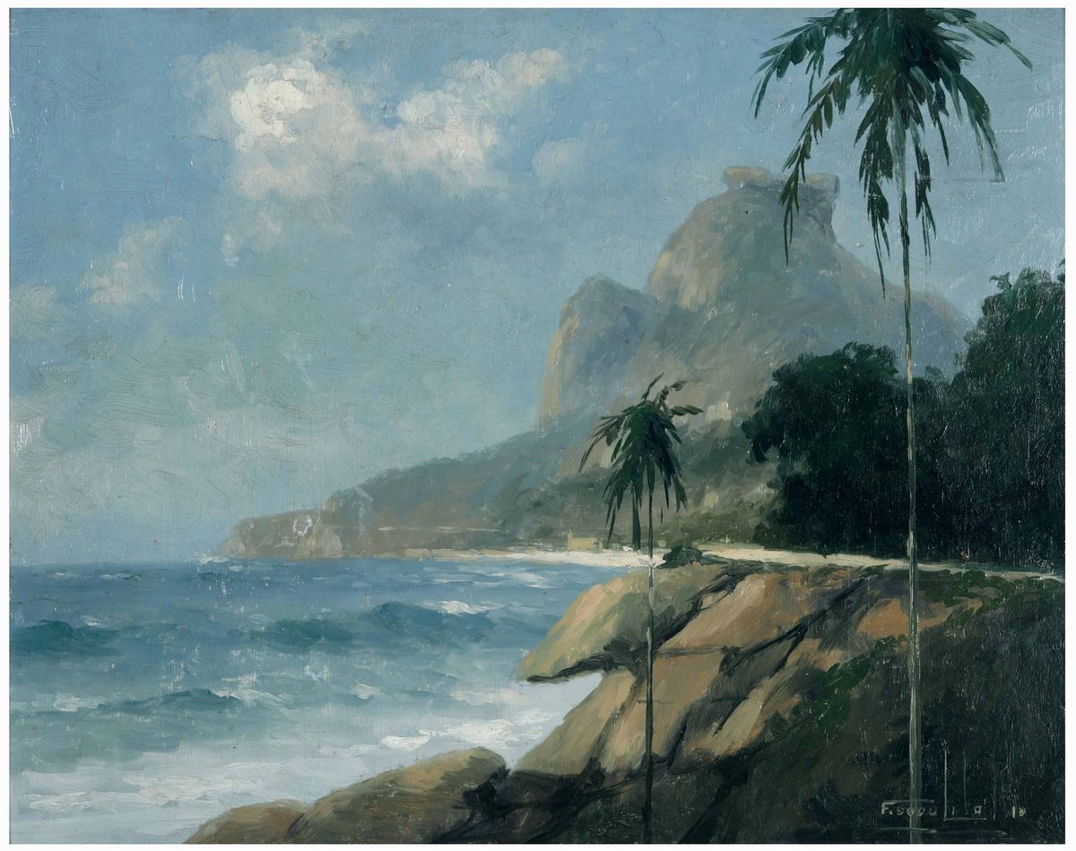 Artista del XIX Secolo Paesaggi Sudamericani