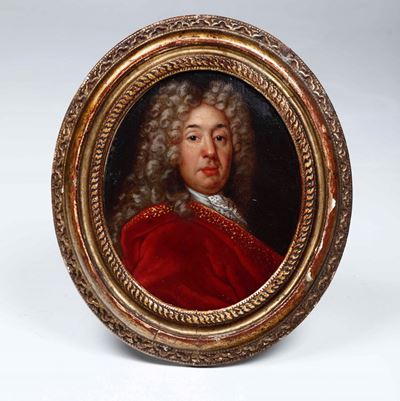 Scuola del XVII-XVIII Secolo Ritratto Virile