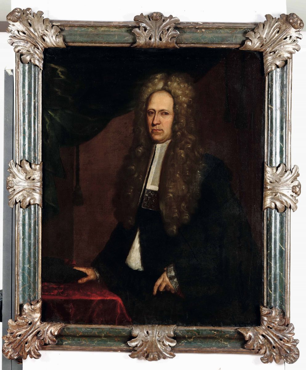 Scuola Lombarda del XVII-XVIII Secolo Ritratti di Gentiluomini