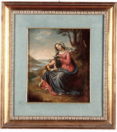 Scuola Italiana del XVIII Secolo Madonna con Bambino