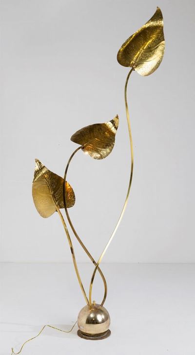 Lampada da Terra in Ottone.