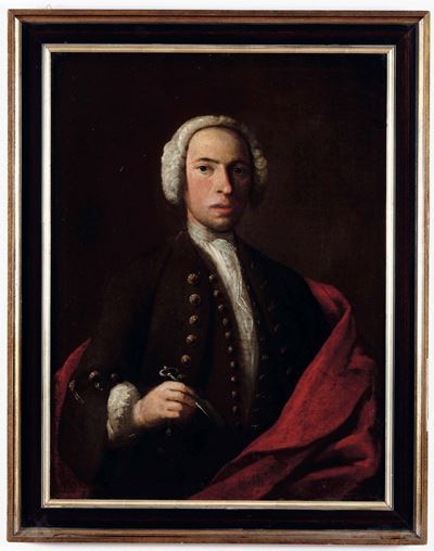 Scuola del XVIII Secolo Ritratto di Banchiere