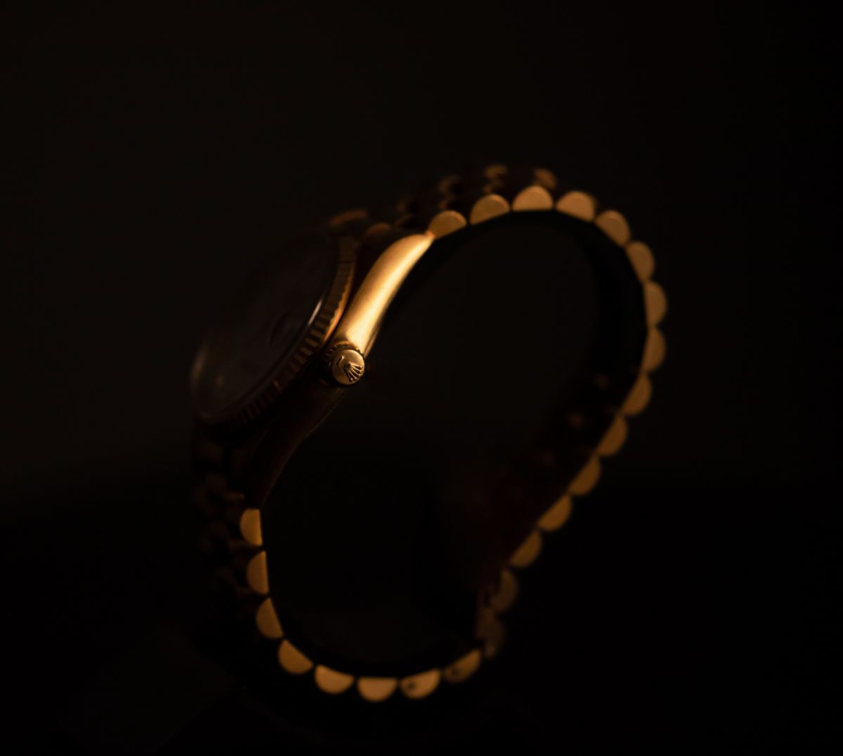 Rolex - Datejust Ref 16018 in Oro 18k con Bracciale President e Doppio Quadrante, Bianco con Nume...