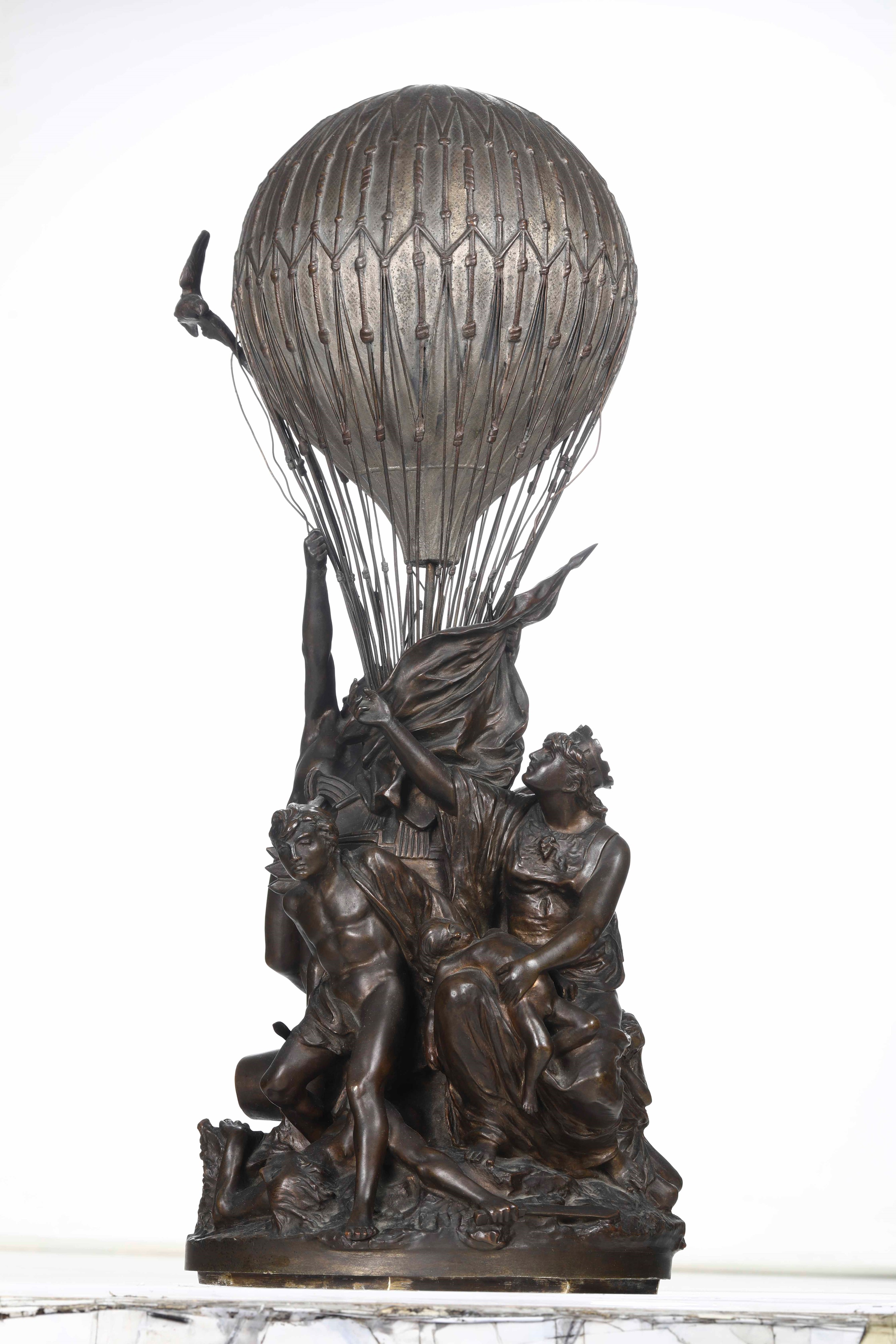 fréDéric-auguste Bartholdi (colmar, 1834 – Parigi, 1904) Monumento agli Aeronauti Dell'assedio di...