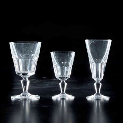 Parte di Servizio di Calicifrancia, Manifattura Baccarat, XX Secolo