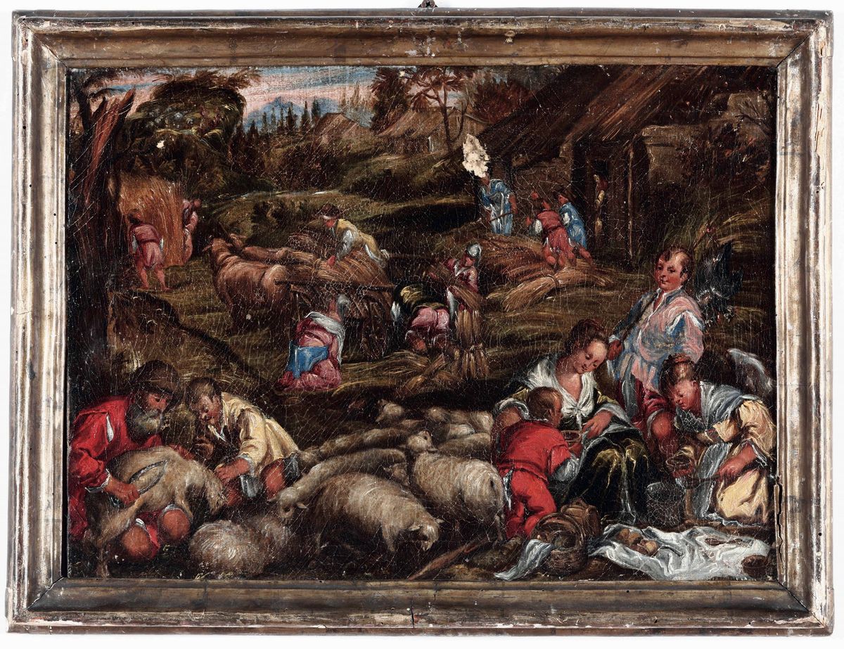 Scuola Veneta del XVIII Secolo Allegoria Dell'inverno, Allegoria Dell'estate
