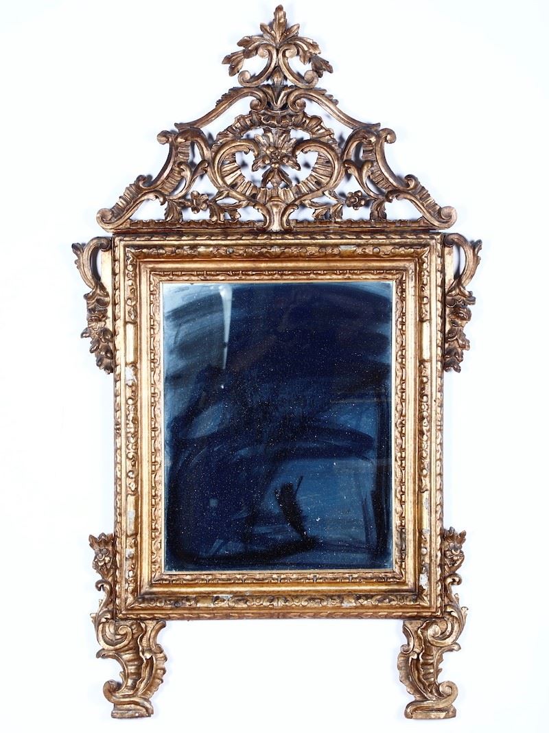 Specchiera in legno dorato e intagliato  - Auction Antique July | Cambi Time - Cambi Casa d'Aste