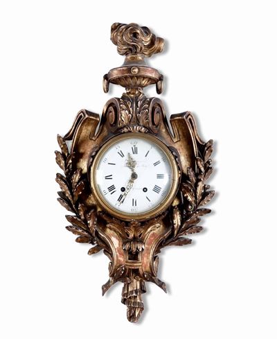 Pendola da Muro con Quadrante Firmato: A. F. Hoyez, Horlogere Du Roy, a Paris.