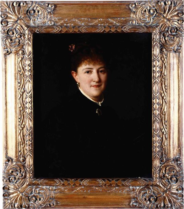 Pittore del XIX-XX secolo Ritratto femminile