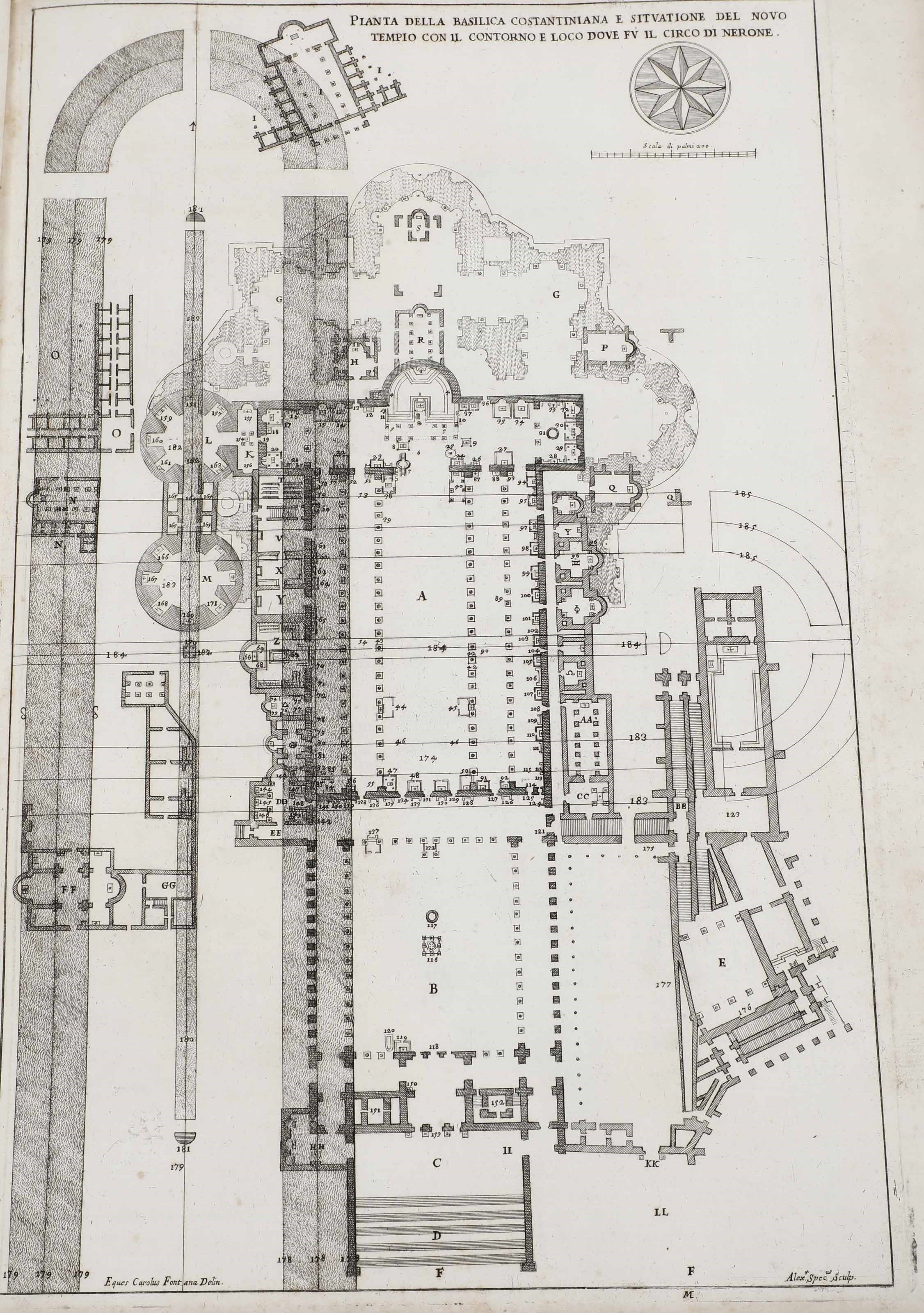 Carlo Fontana - Templum Vaticanum et ipsius origo cum aedificiis maximè conspicuis antiquitùs