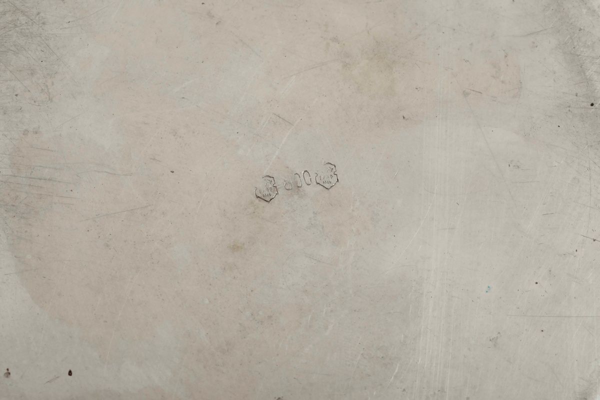 Quattordici Piattini in Argento. Argenteria Italiana del XX Secolo