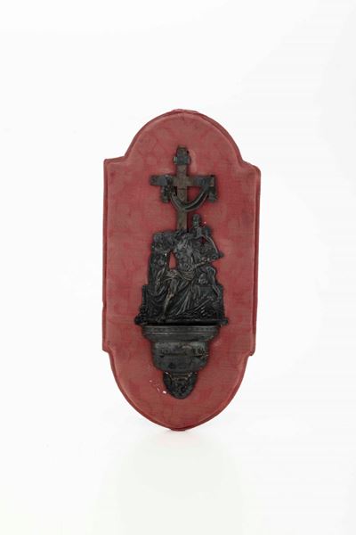 Acquasantiera in Argento. Argenteria Italiana Dell'inizio XIX Secolo
