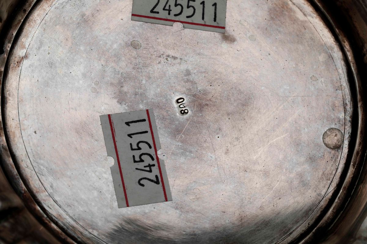 Alzata in Argento, Argenteria Italiana della Prima Metà del XX Secolo