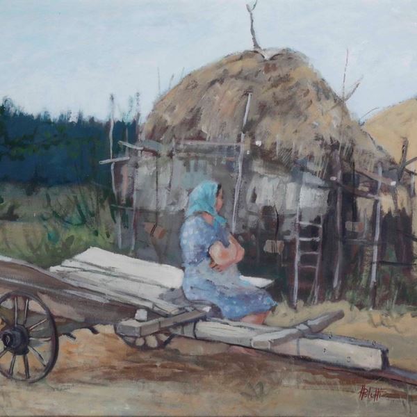 Luigi Poletti (XX secolo) Dopo una giornata di lavoro nei campi