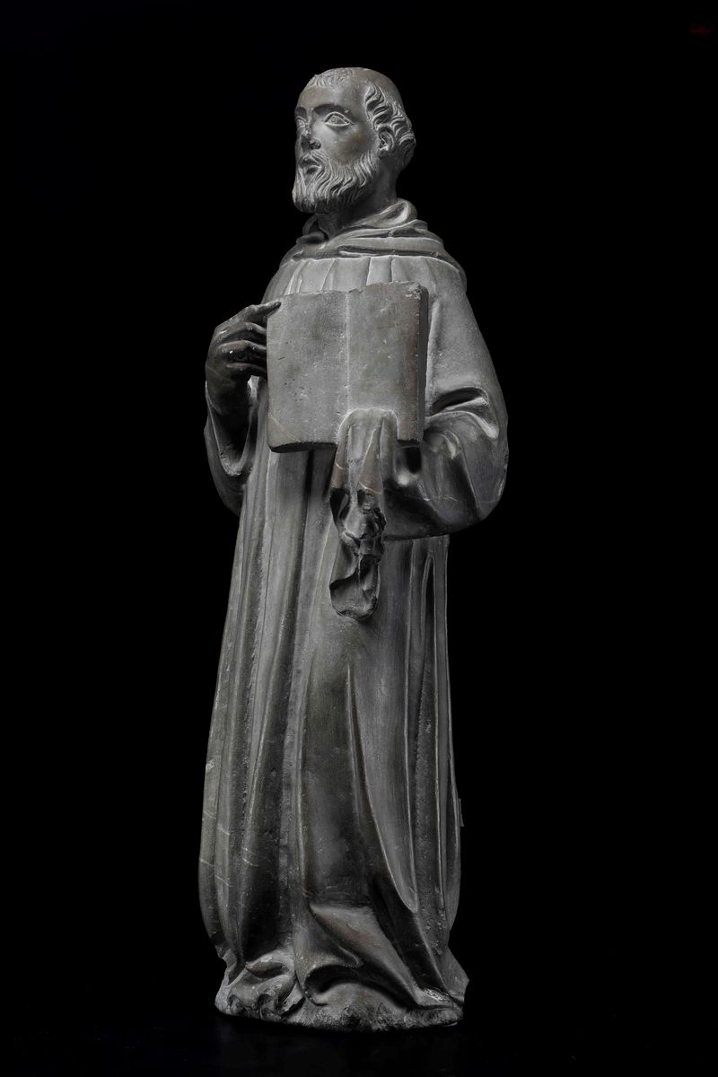 Figura di Santo. Pietraforte. Nino Pisano e Andrea Pisano, Attribuita A. Terzo Quarto del XIV Sec...