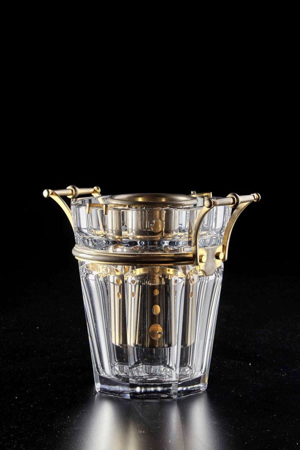 Secchiello per champagne “Harcourt” Francia, Manifattura Baccarat, seconda metà del XX secolo