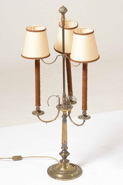 Candeliere Montato a Lampada a 3 Luci