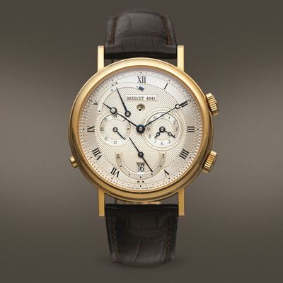 Breguet - Réveil Du Tsar, Prestigioso Orologio Sveglia in Oro 18k con Doppio Fuso Orario, Datario...