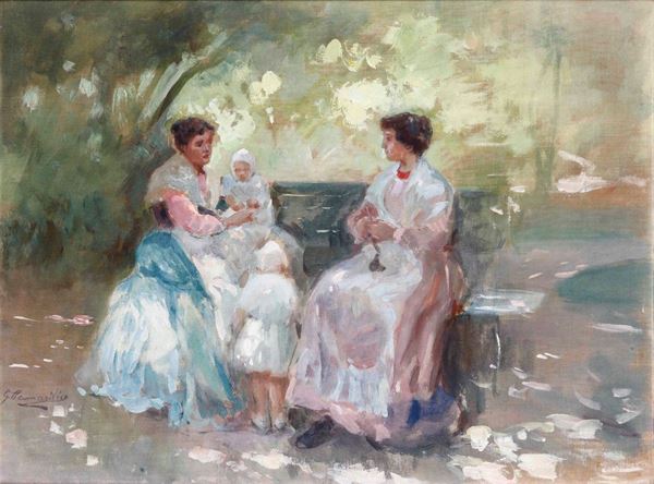 Giovani madri al parco
