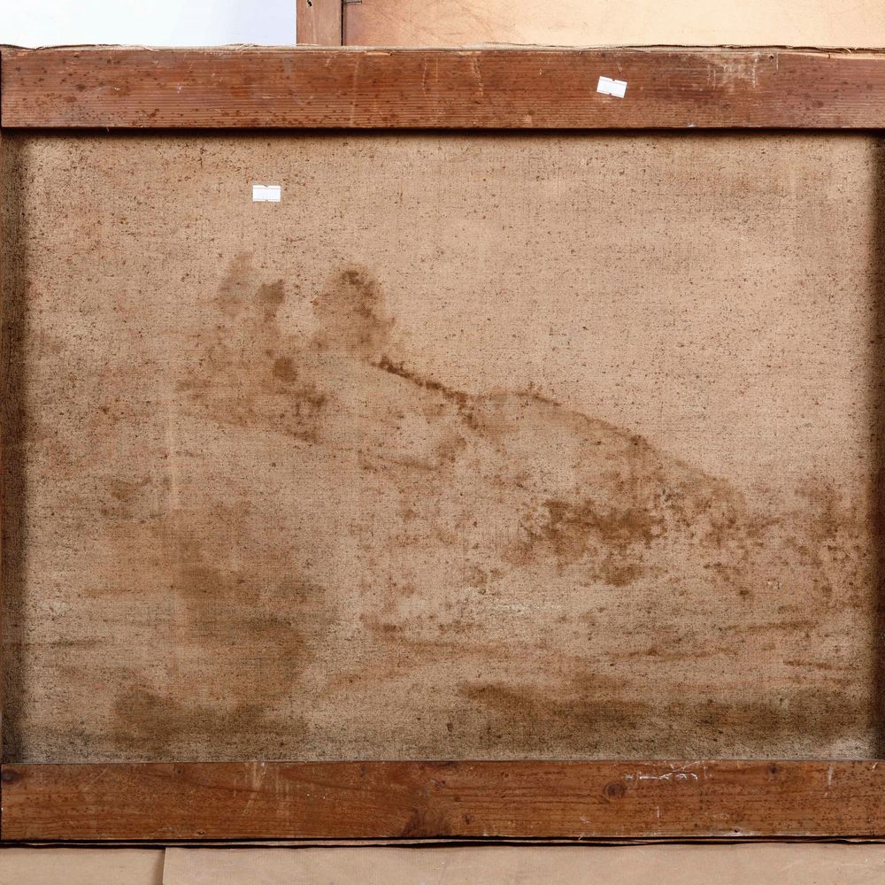 Anonimo del XIX Secolo Lavandaia al Fiume