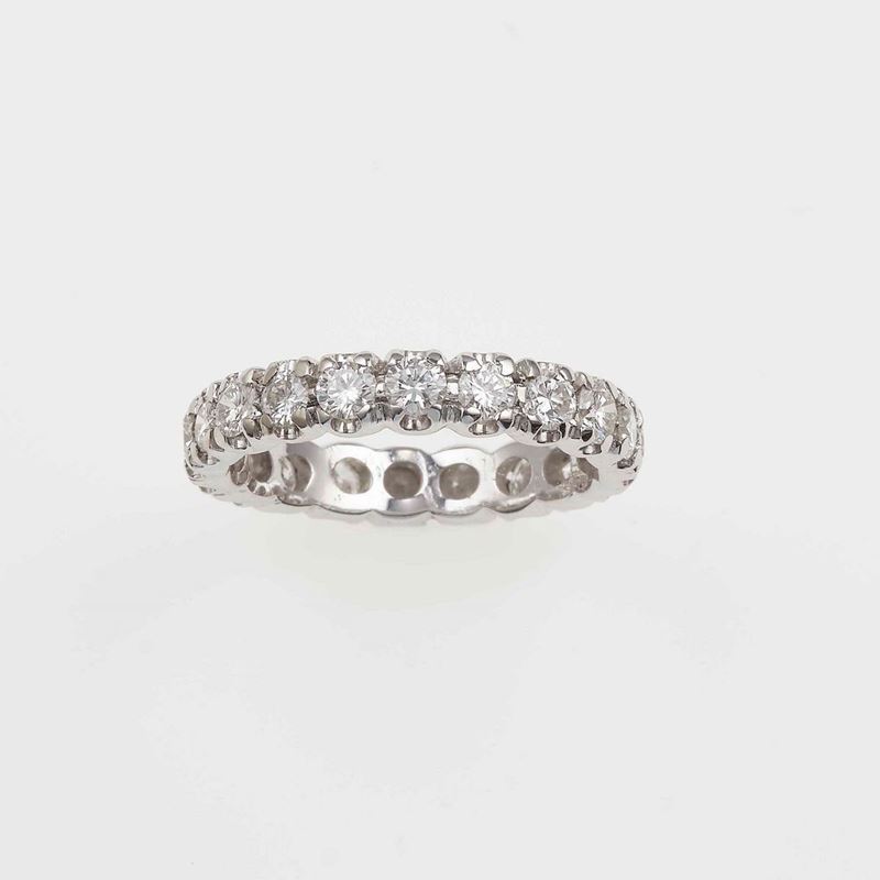 Brilliant-cut diamond ring  - Auction Fine Jewels - Cambi Casa d'Aste