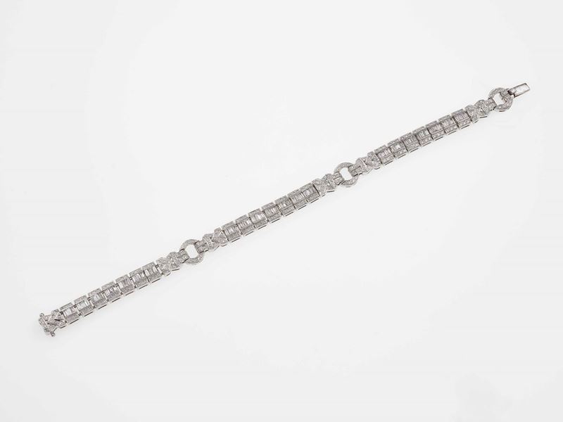 Diamond and gold bracelet  - Auction Fine Jewels - Cambi Casa d'Aste