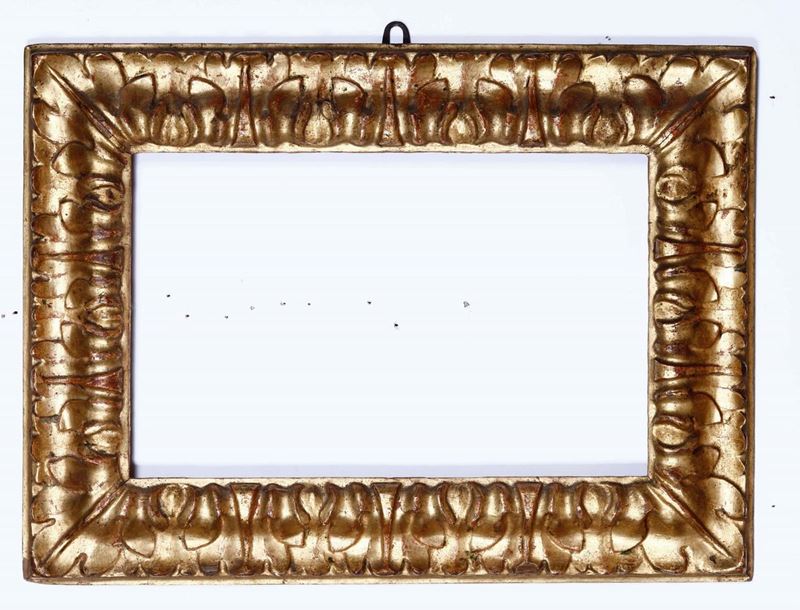 Cornice in legno intagliato e dorato. Bologna fine XVII secolo  - Auction Antique Frames - Cambi Casa d'Aste