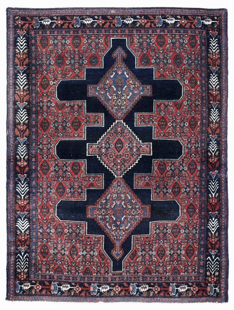 Tappeto Senneh, Kurdistan inizio XX secolo  - Auction Antique Carpets - Cambi Casa d'Aste