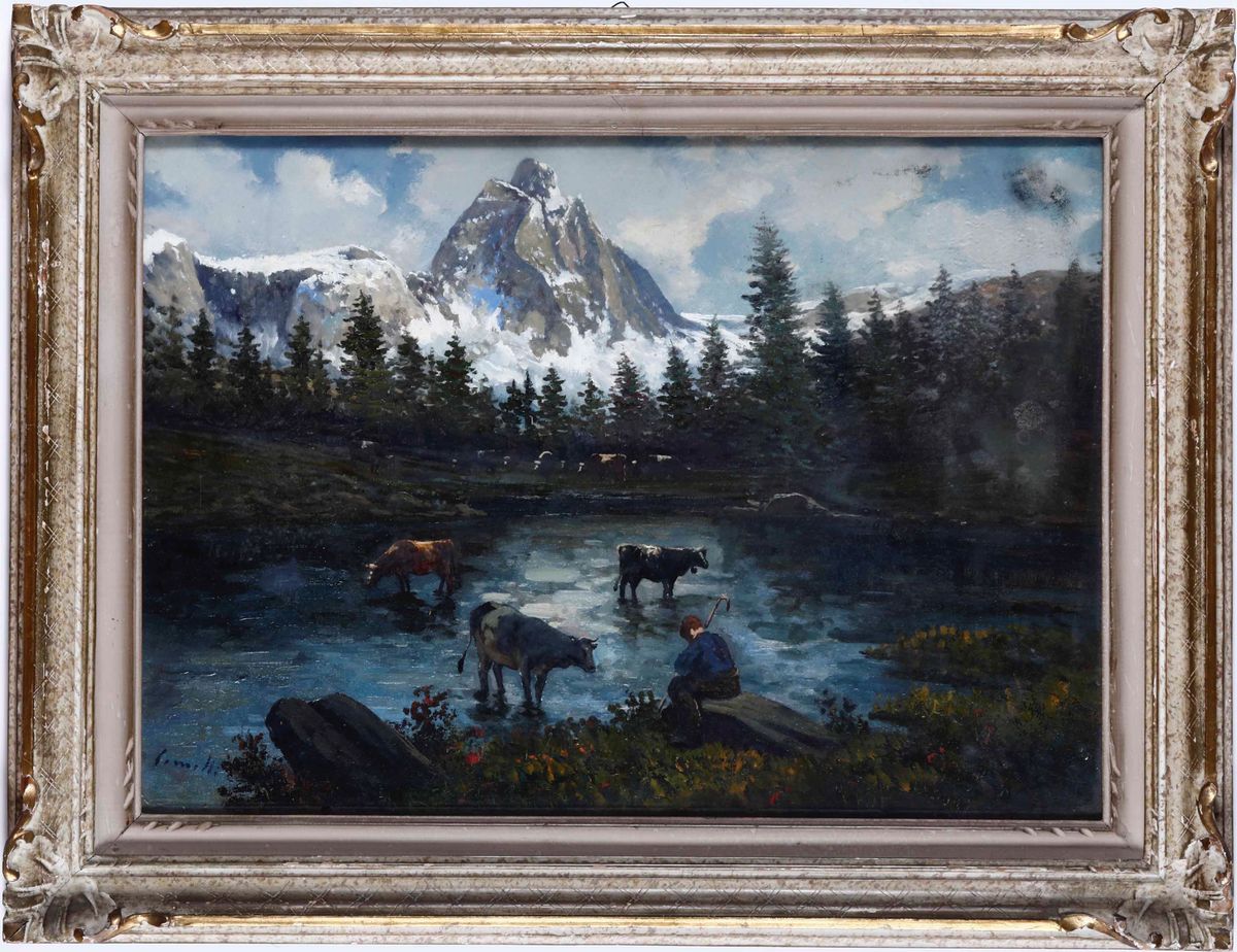 Dante Comelli - Paesaggio Alpino