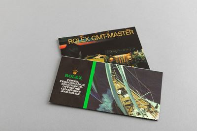 Rolex - Libretto Rolex e Brochure Gmt Master, 1991 Lingua Inglese