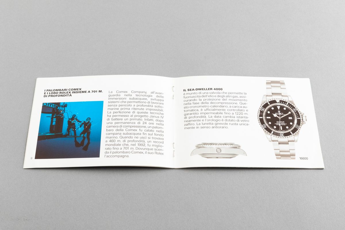 Rolex - Libretto Rolex Submariner, 2005 Lingua Italiana