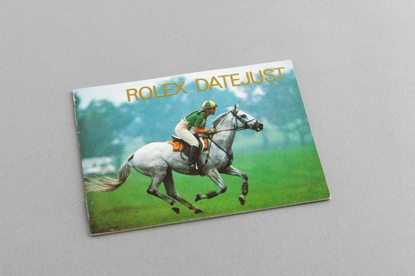 ROLEX - Libretto Rolex Datejust, anni '90 circa, Lingua Inglese