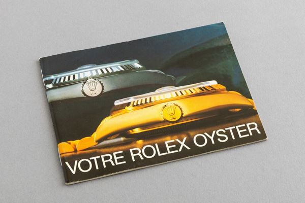ROLEX - Libretto "Votre Rolex", 1987 Lingua Francese