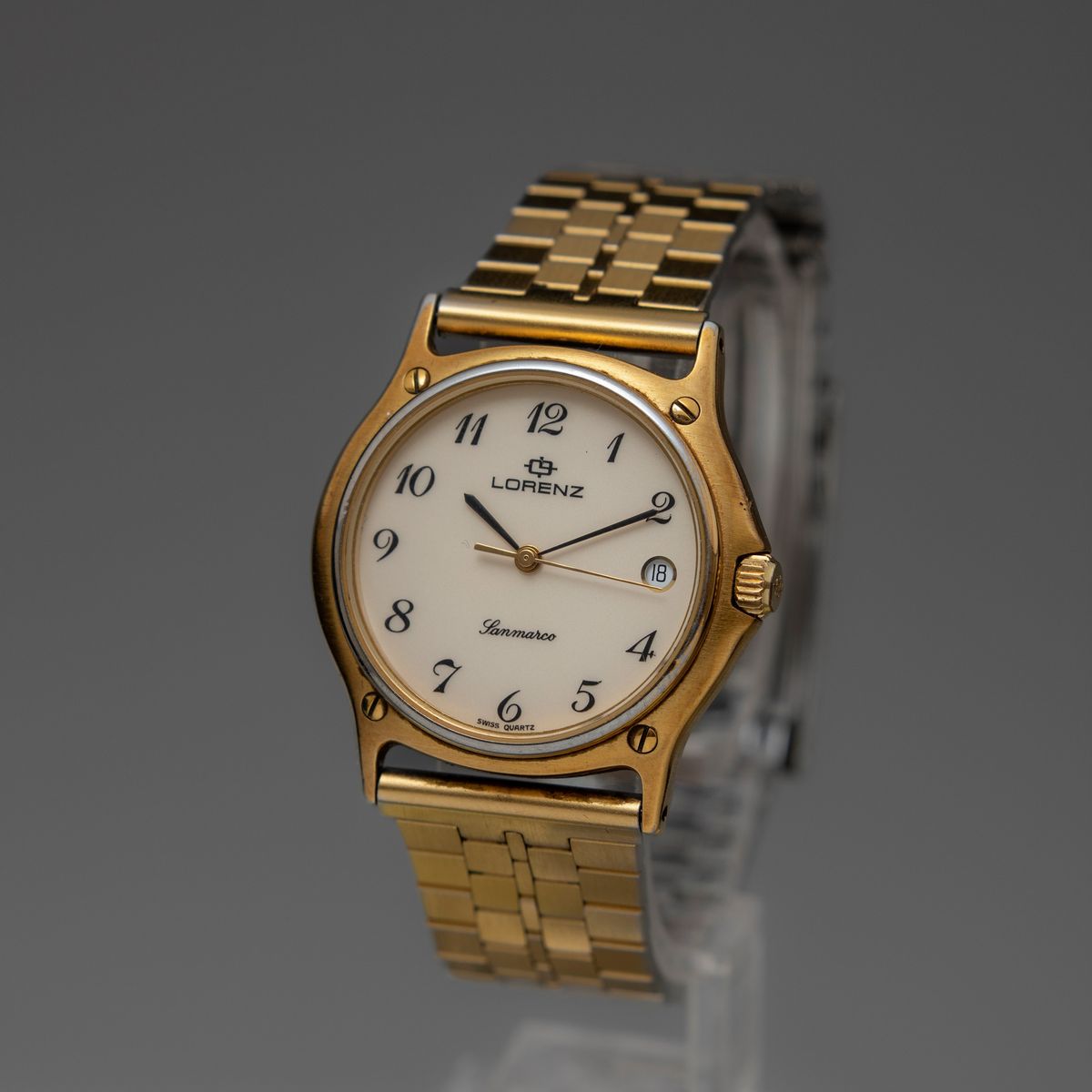 Lorenz - San Marco Orologio in Acciaio Laminato Solo Tempo con Datario Accompagnato da Astuccio O...