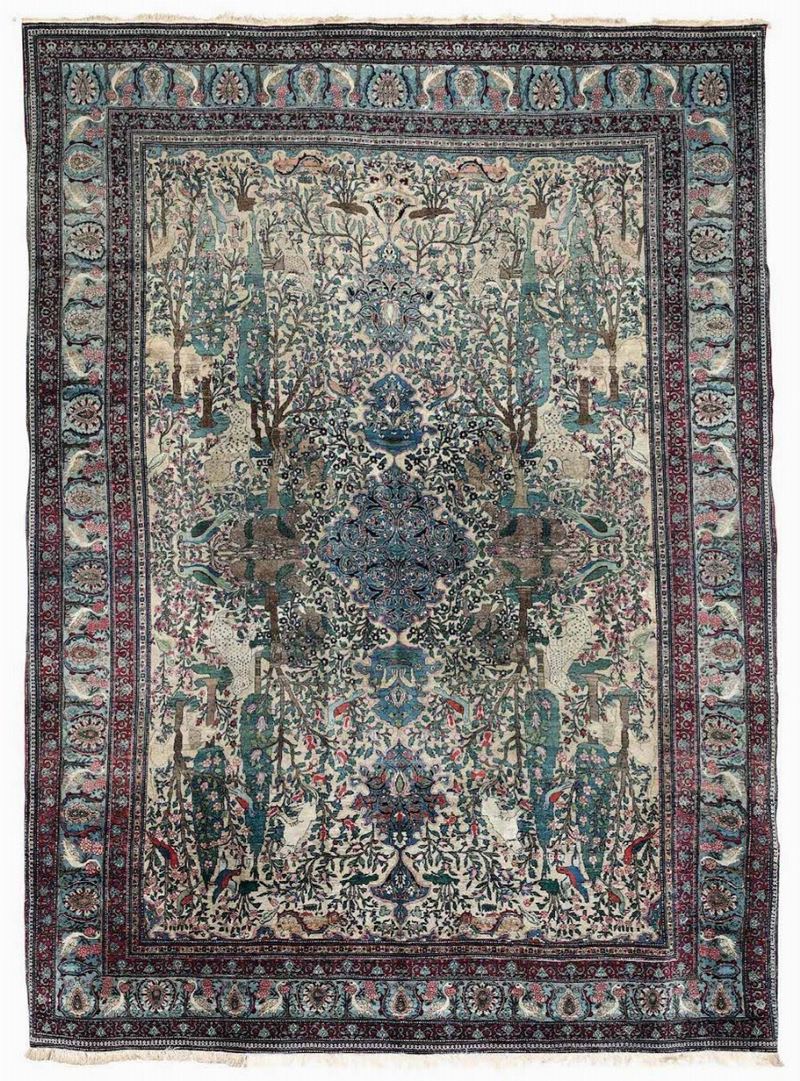 Tappeto Isfhan, Persia fine XIX inizio XX secolo  - Auction Rugs and Carpets - Cambi Casa d'Aste