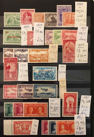 1900/2000, Mondiali, Scatolone Contenente Classificatori e Album con Francobolli di Europa e Oltr...