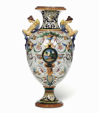 Grande Vaso Sesto Fiorentino, Manifattura la Colonnata, Verso il 1900